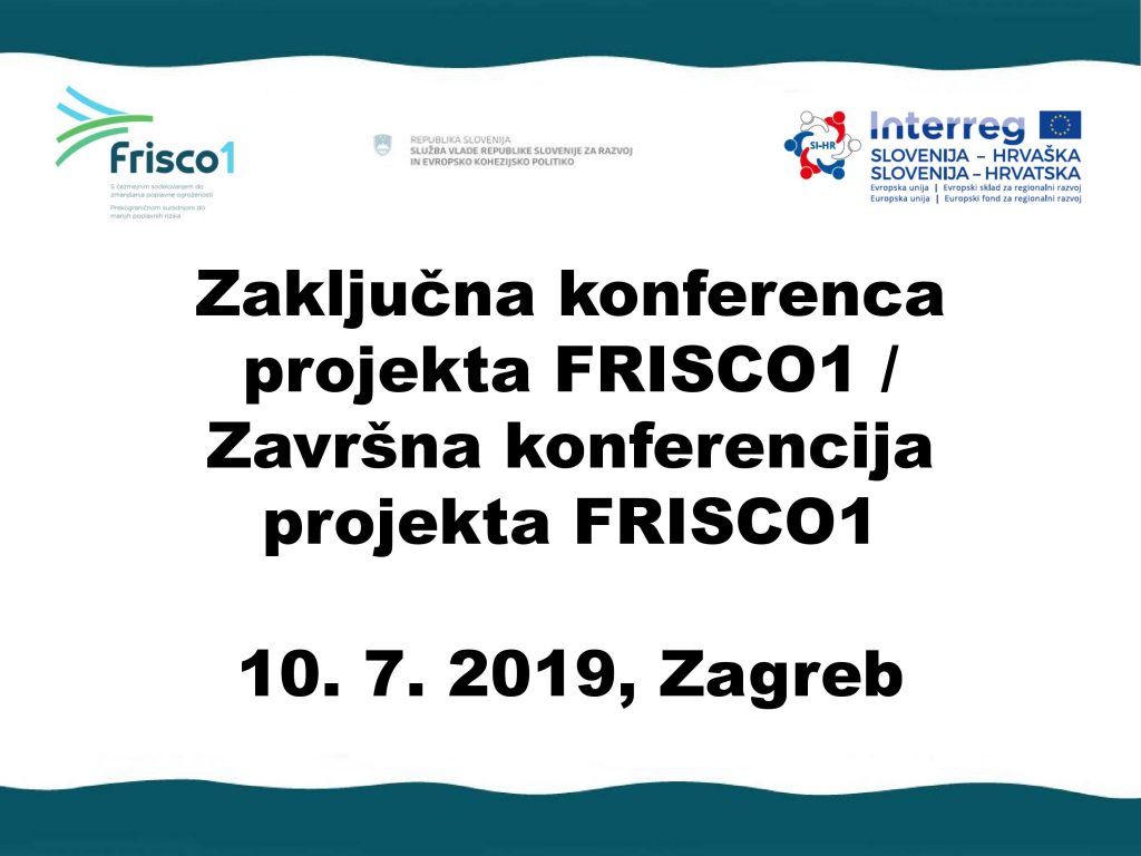 FRISCO1 zaključna konferenca